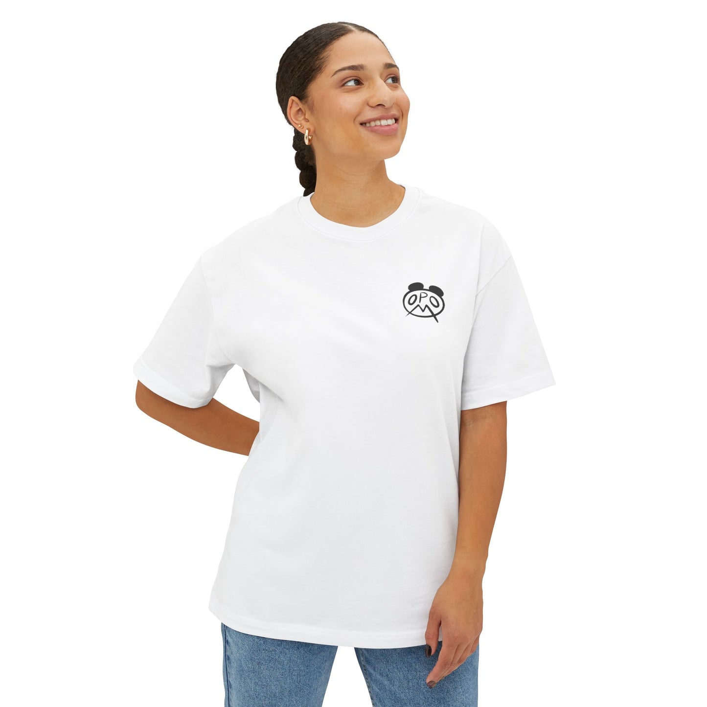 3rd Coast Alien -Unisex Oversized Boxy Tee - White