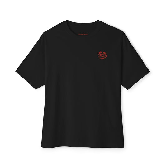 Sacred Bloom - Unisex Oversized Boxy Tee - Black