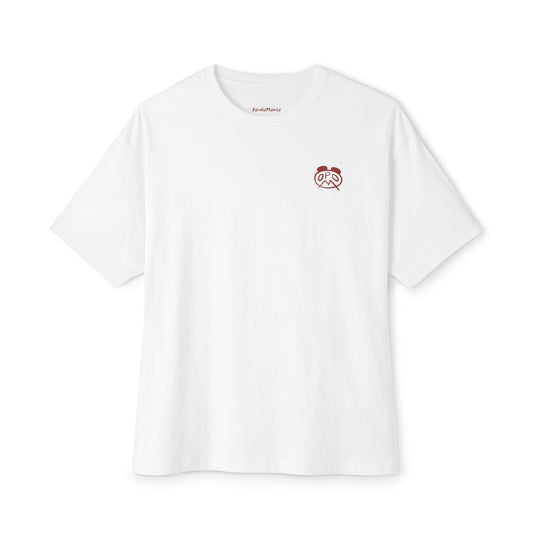 Sacred Bloom - Unisex Oversized Boxy Tee - White